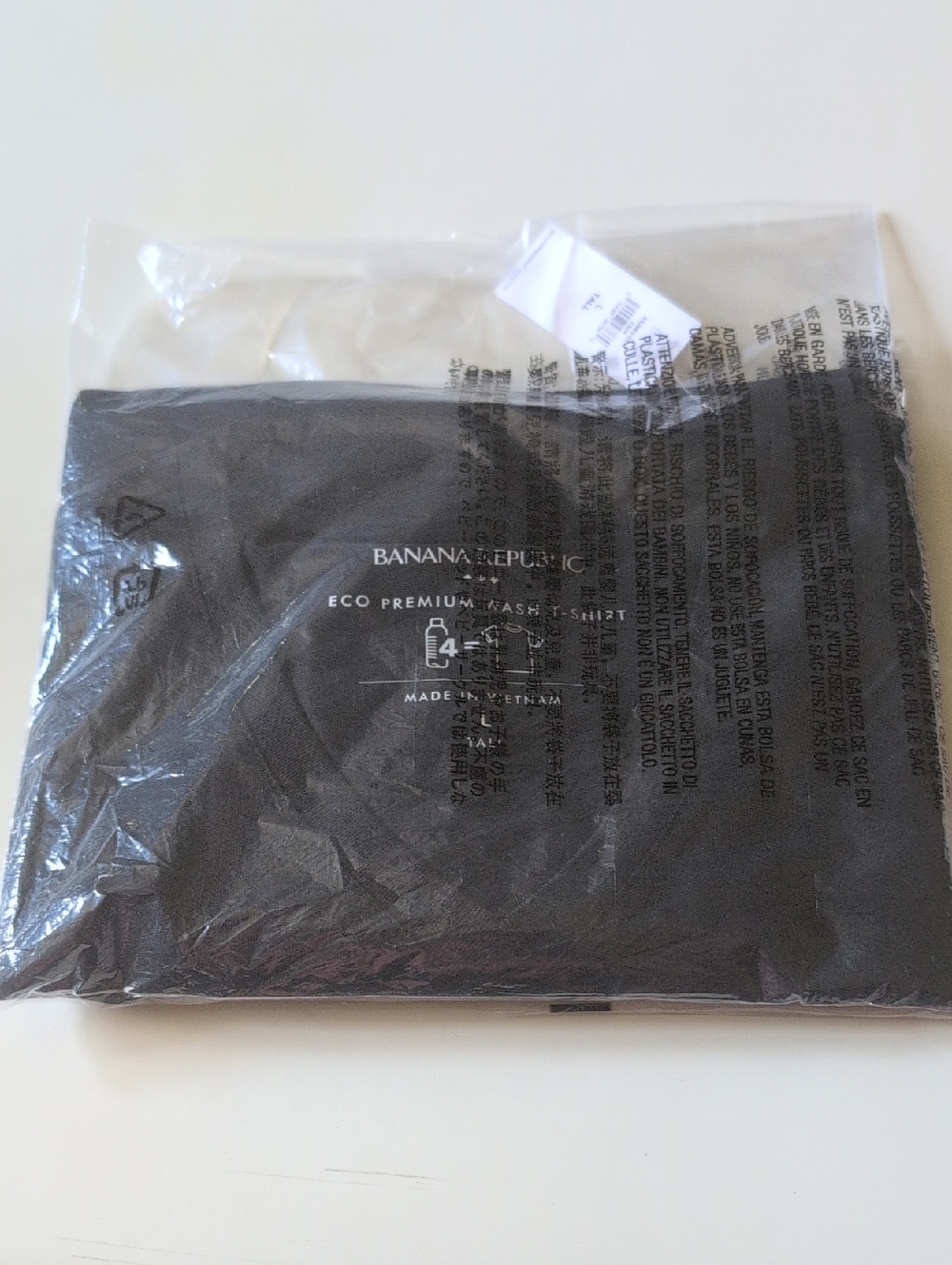 Banana Republic Black Eco Premium Crew Neck T-Shirt